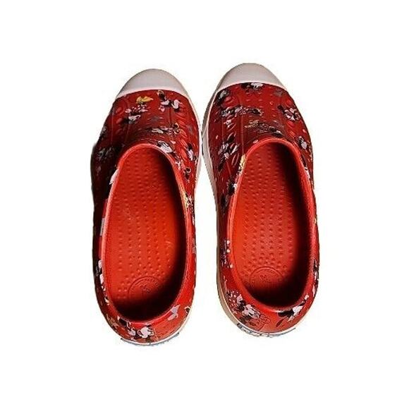 DISNEY Minnie Mouse Red NATIVE Slip On Shoes Women's Size 7, Mens Size 5 - Picture 6 of 7